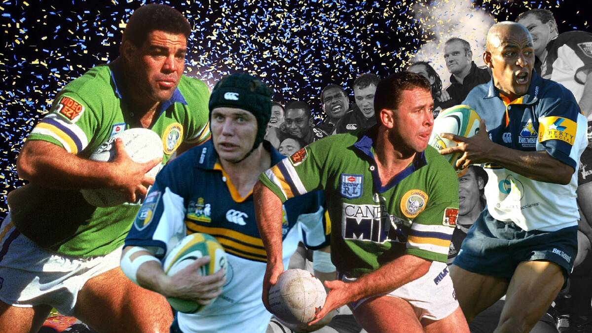 The Raiders and Brumbies have produced some of Australian sport's greatest teams.