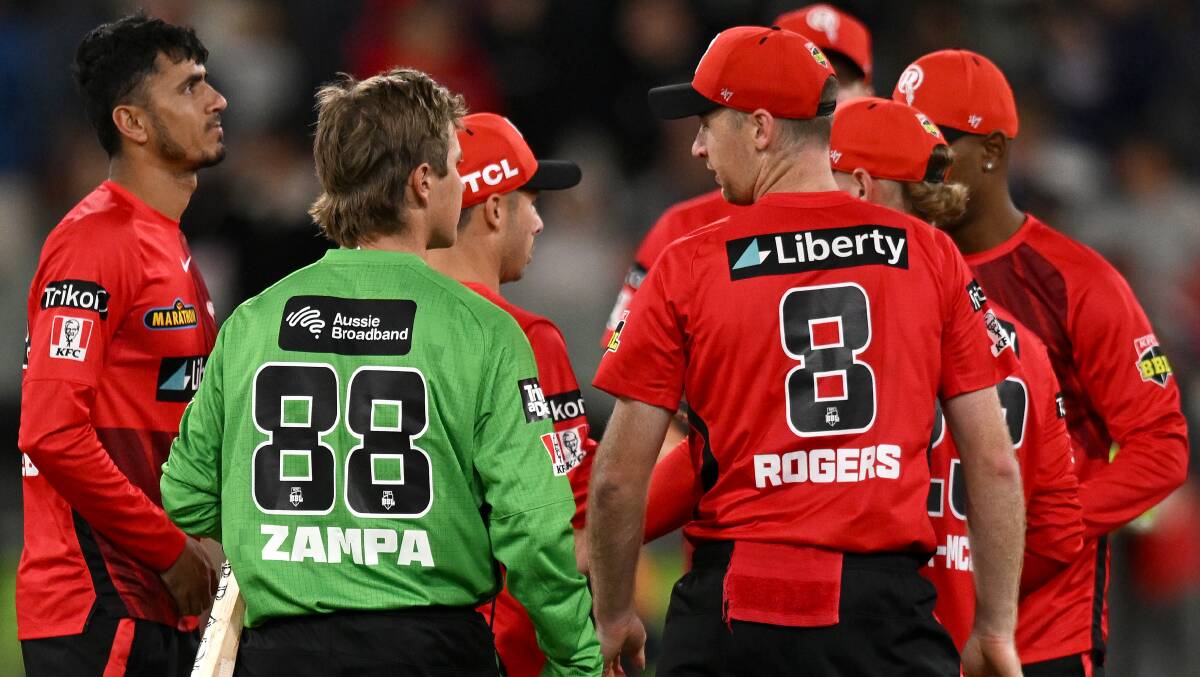 Adam Zampa caused a stir with his Mankad attempt on Tom Rogers. Picture Getty