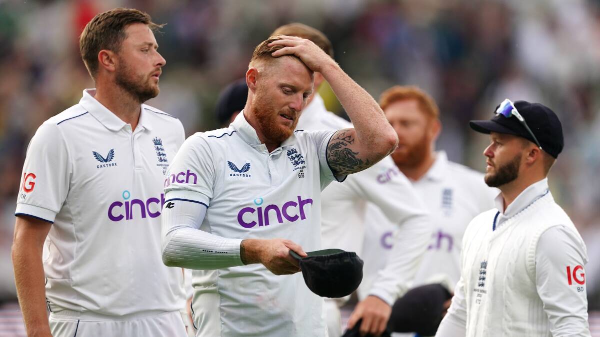 Ben Stokes and the English side were left gutted. Picture Getty