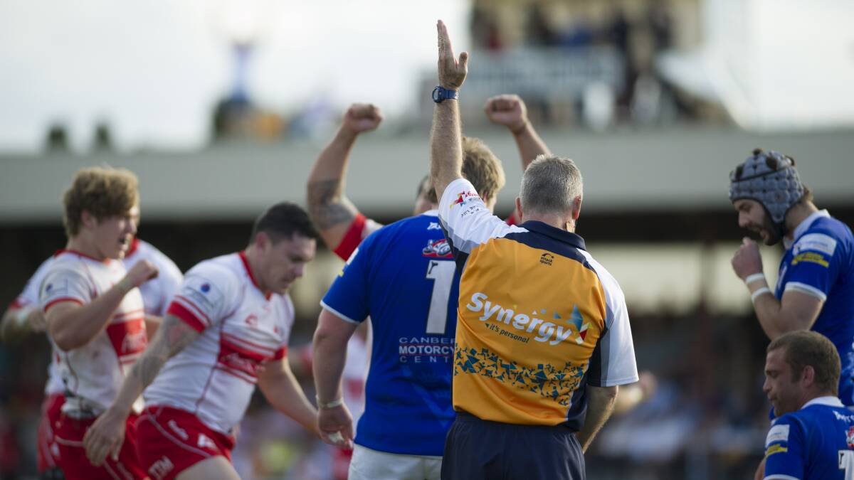 Rugby referees are being encouraged to take action against abuse. Picture by Rohan Thomson