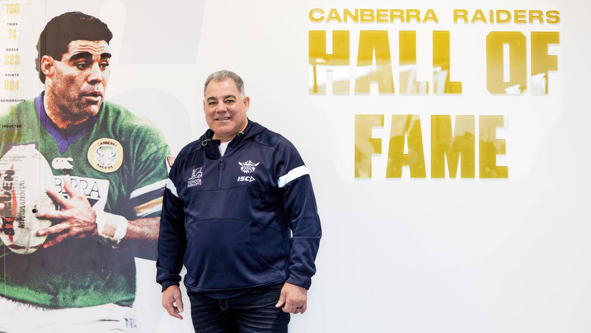 Mal Meninga is starting in a new ambassador role at the Canberra Raiders. Picture by Sitthixay Ditthavong