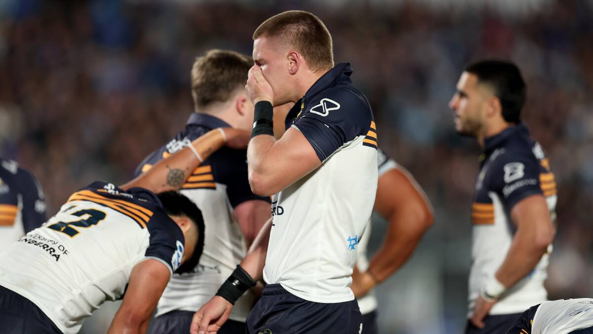Charlie Cale and the ACT Brumbies struggled to find answers at Eden Park. Picture Getty Images