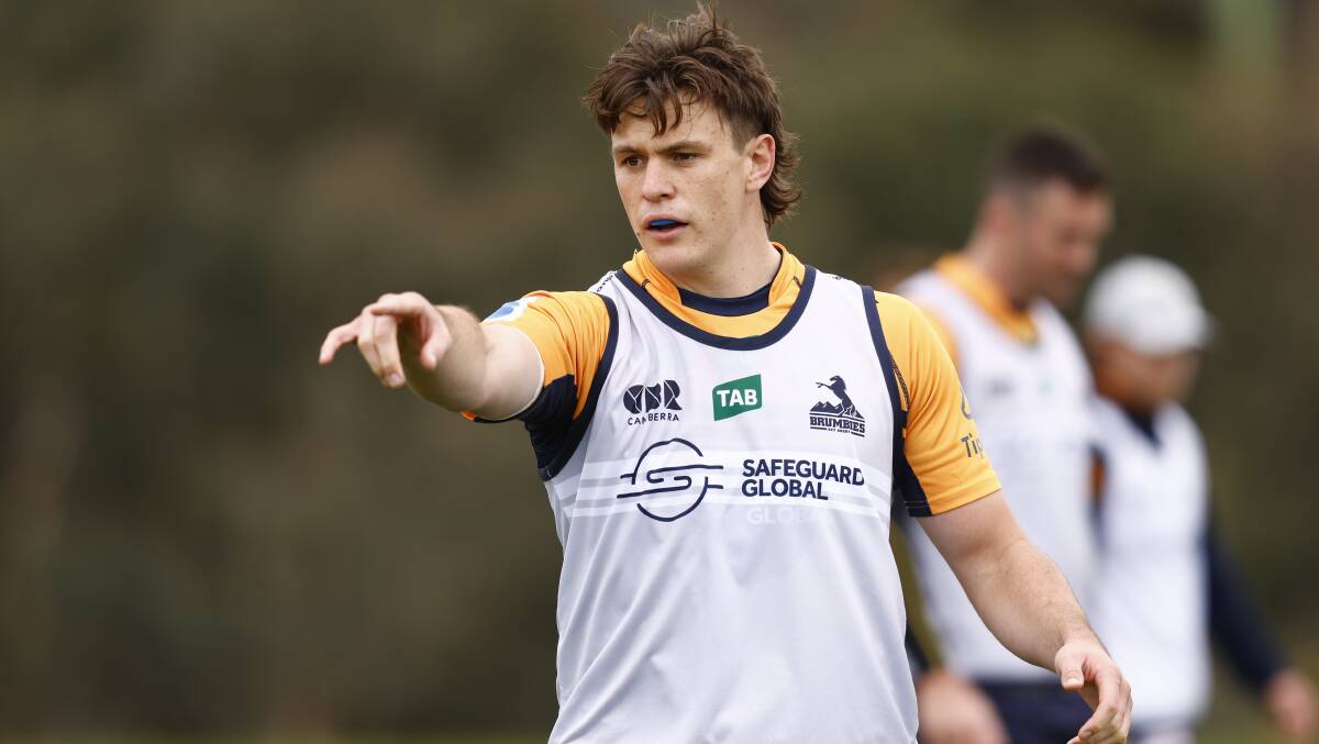 Tom Hooper will shift into the No.7 jersey for the Wallabies in a crucial Bledisloe Cup clash. Picture by Keegan Carroll