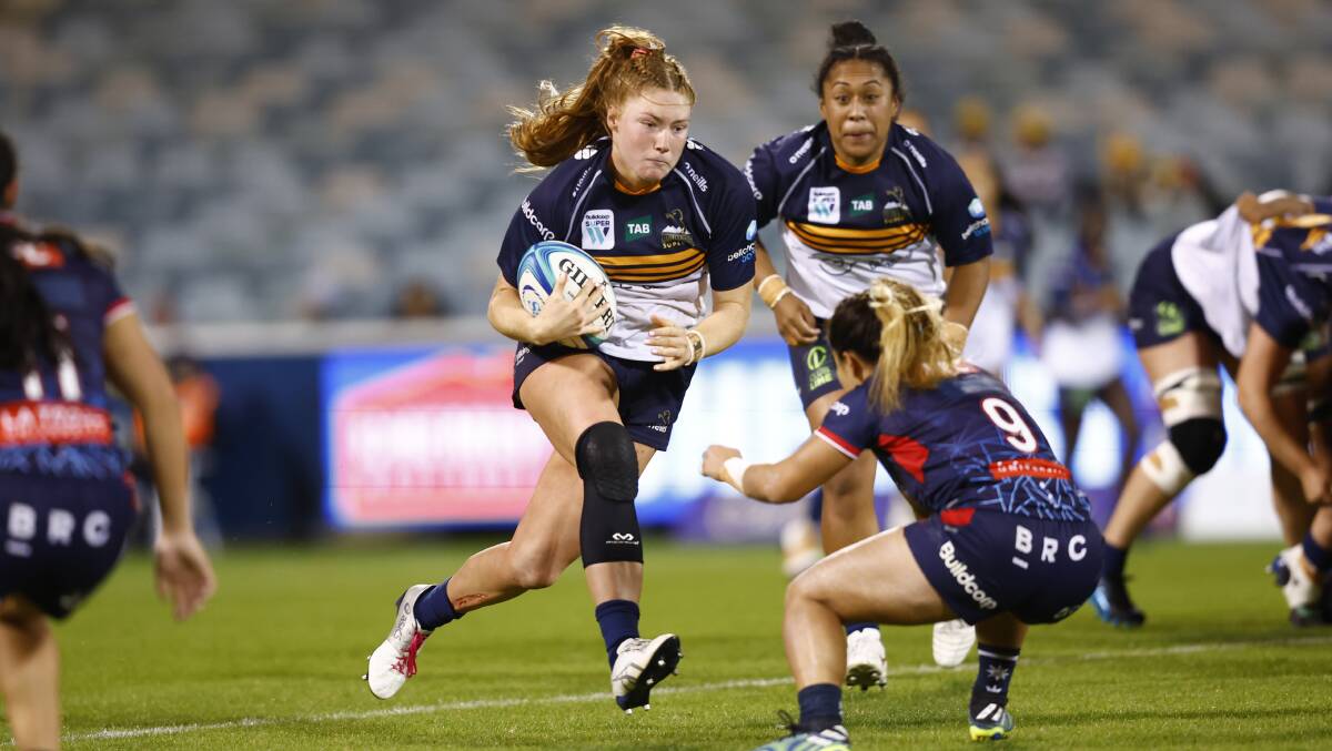 The Raiders are keen on star Brumby Grace Kemp. Picture by Keegan Carroll
