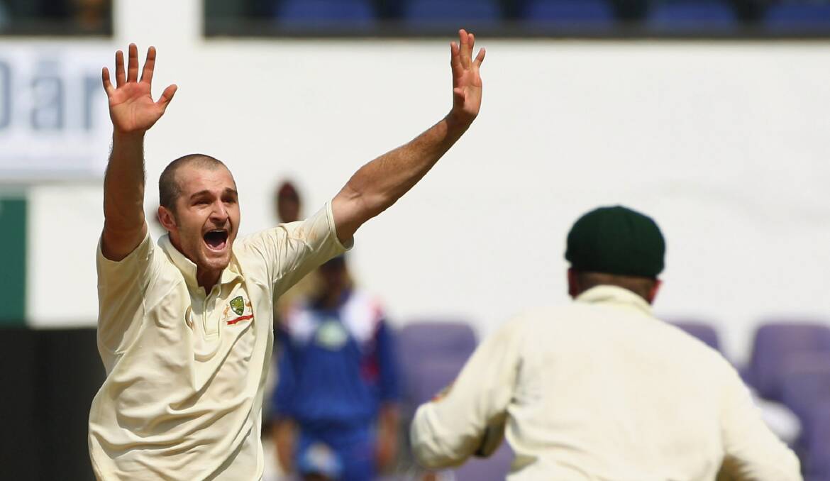Jason Krejza took 12 wickets on Test debut in a remarkable feat mirrored by Todd Murphy in Nagpur. Picture Getty Images