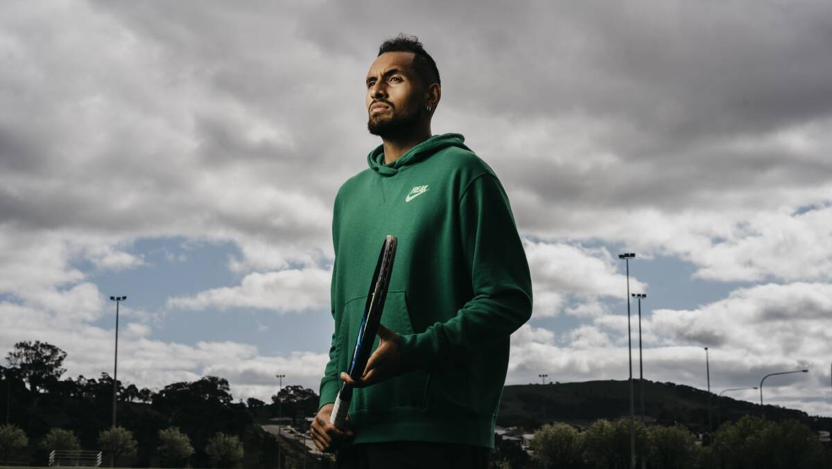 Nick Kyrgios struggled with life in the spotlight early in his career. Picture by Dion Georgopoulos