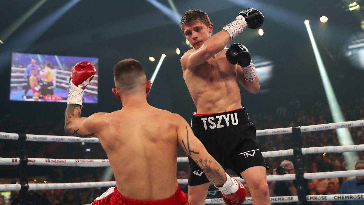 Rising star Nikita Tszyu is back in the ring this month. Picture by Peter Lorimer