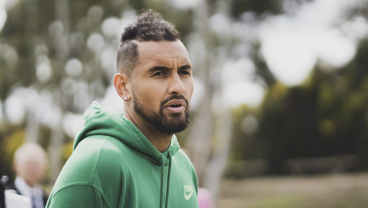 Nick Kyrgios' name is being used in an online scam. Picture by Dion Georgopoulos