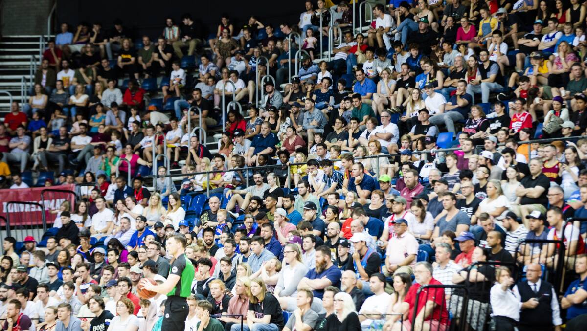 Canberra fans have filled the AIS for NBL games in the past. Picture by Jamila Toderas