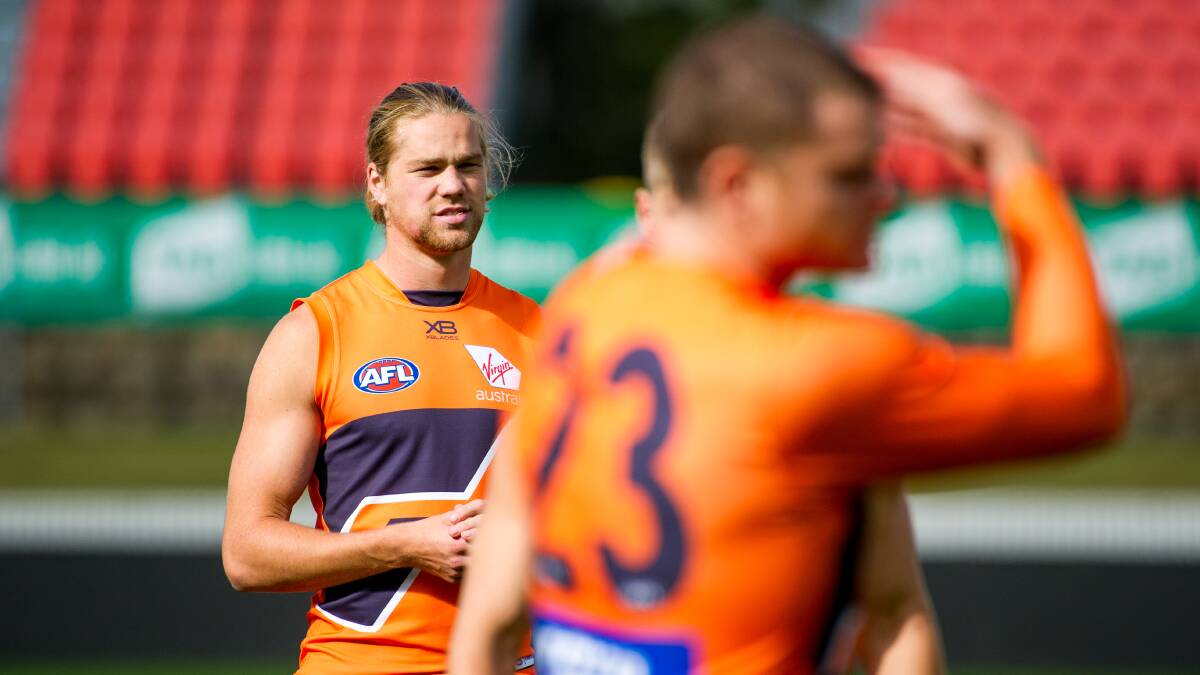 GWS Giants player Harry Himmelberg is a key piece in their plans. Picture: Elesa Kurtz
