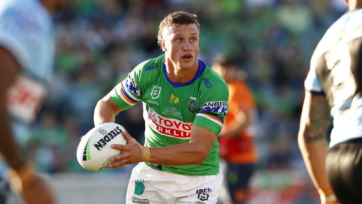 Jack Wighton will leave the Raiders at the end of the season. Picture by Keegan Carroll