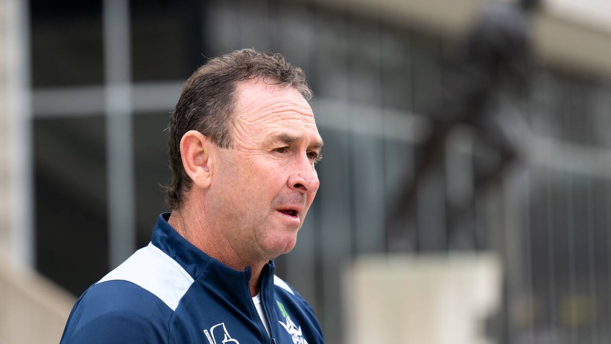 Raiders coach Ricky Stuart is confident the tide is turning. Picture by Elesa Kurtz