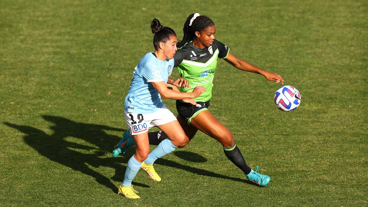 Kennedy Faulknor was immense for Canberra United. Picture Getty Images