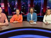 Broden Kelly, Lizzy Hoo, Tony Armstrong and Catherine Murphy on the set of Monday's Experts. Picture supplied