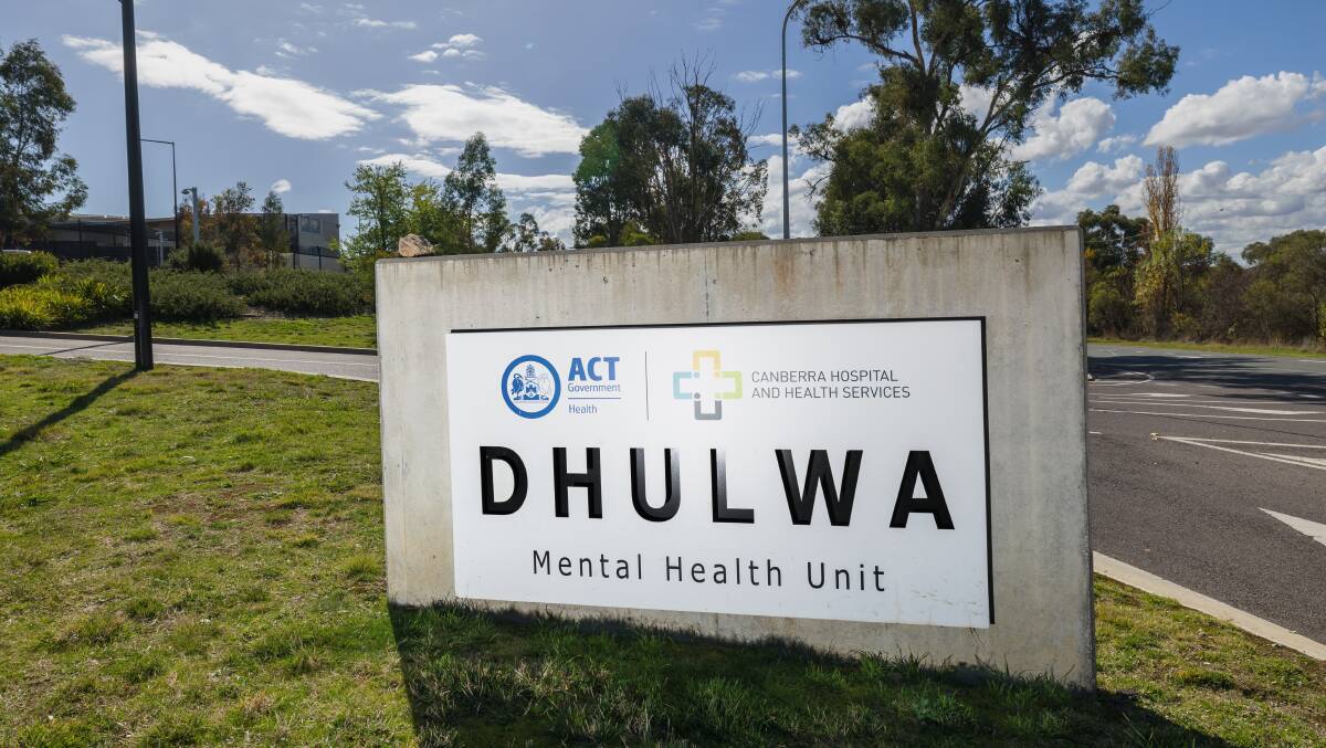 The Dhulwa mental health unit in Symonston. Picture by Sitthixay Ditthavong