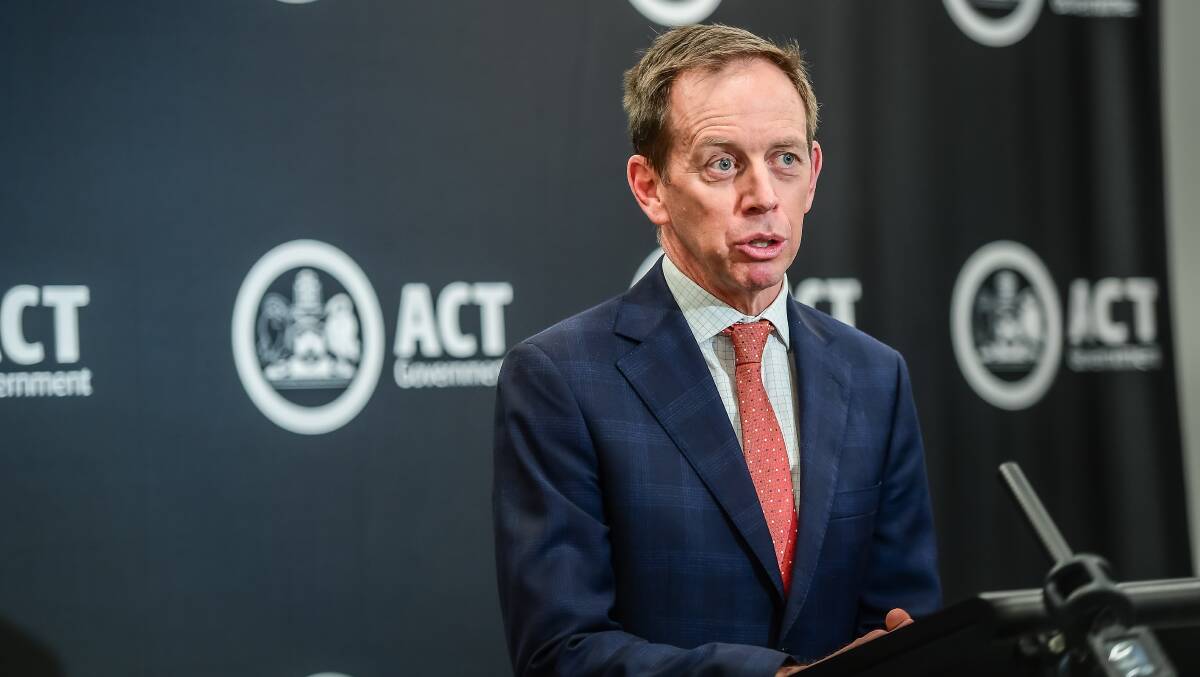 ACT Attorney-General Shane Rattenbury. Picture by Karleen Minney