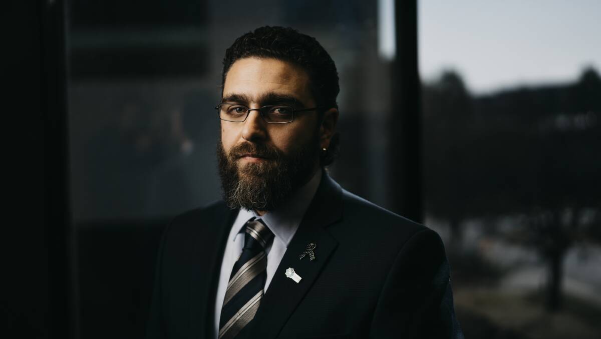 Australian Federal Police Association president Alex Caruana. Picture by Dion Georgopoulos
