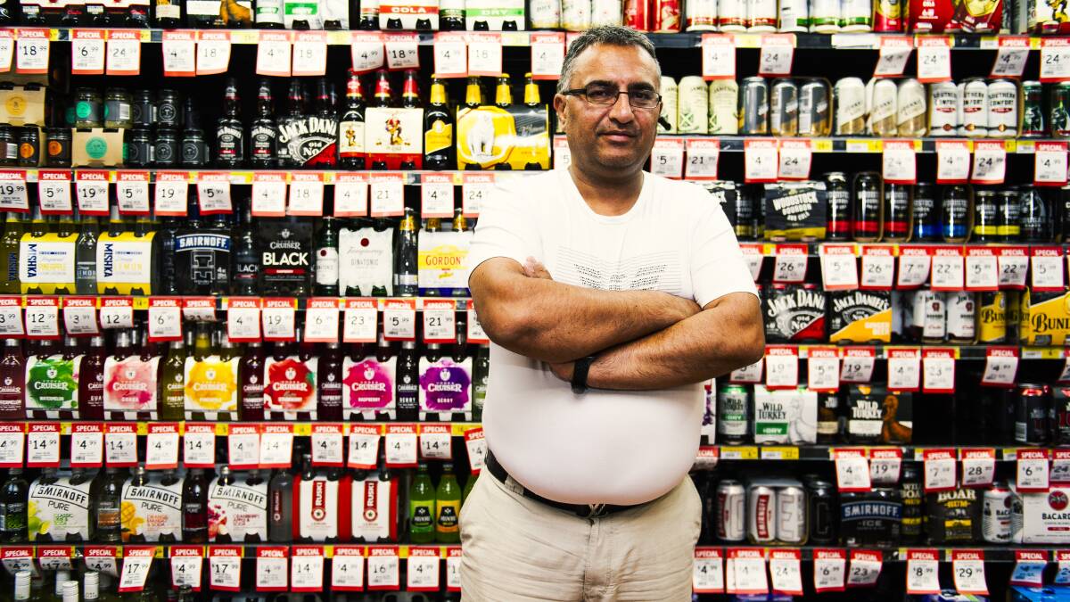 Manager Javid Osman at the East Row IGA. Picture by Dion Georgopoulos