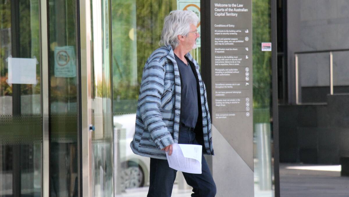 Max Davidson outside court in December 2022, when he was granted bail. Picture supplied