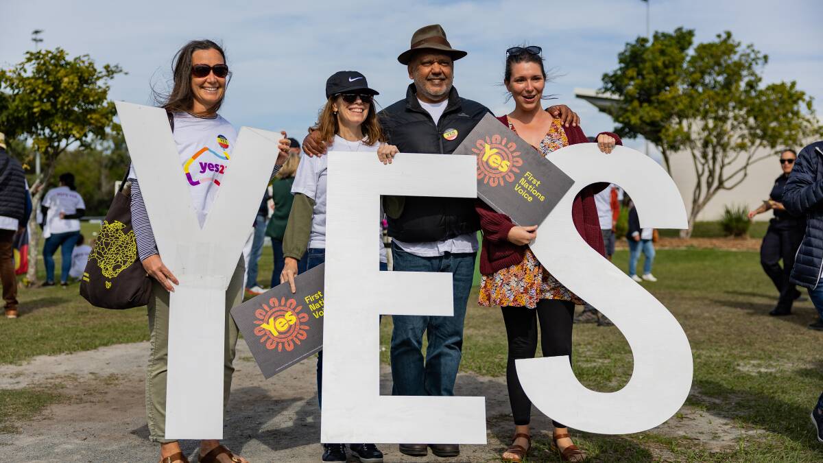 Noel Pearson at the Sunshine Coast Come Together for Yes campaign on Sunday, July 2. Picture supplied