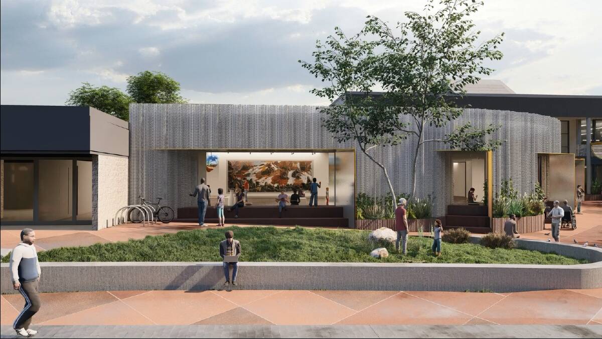 Concept design of what the South East Centre for Contemporary Art will look like once complete.