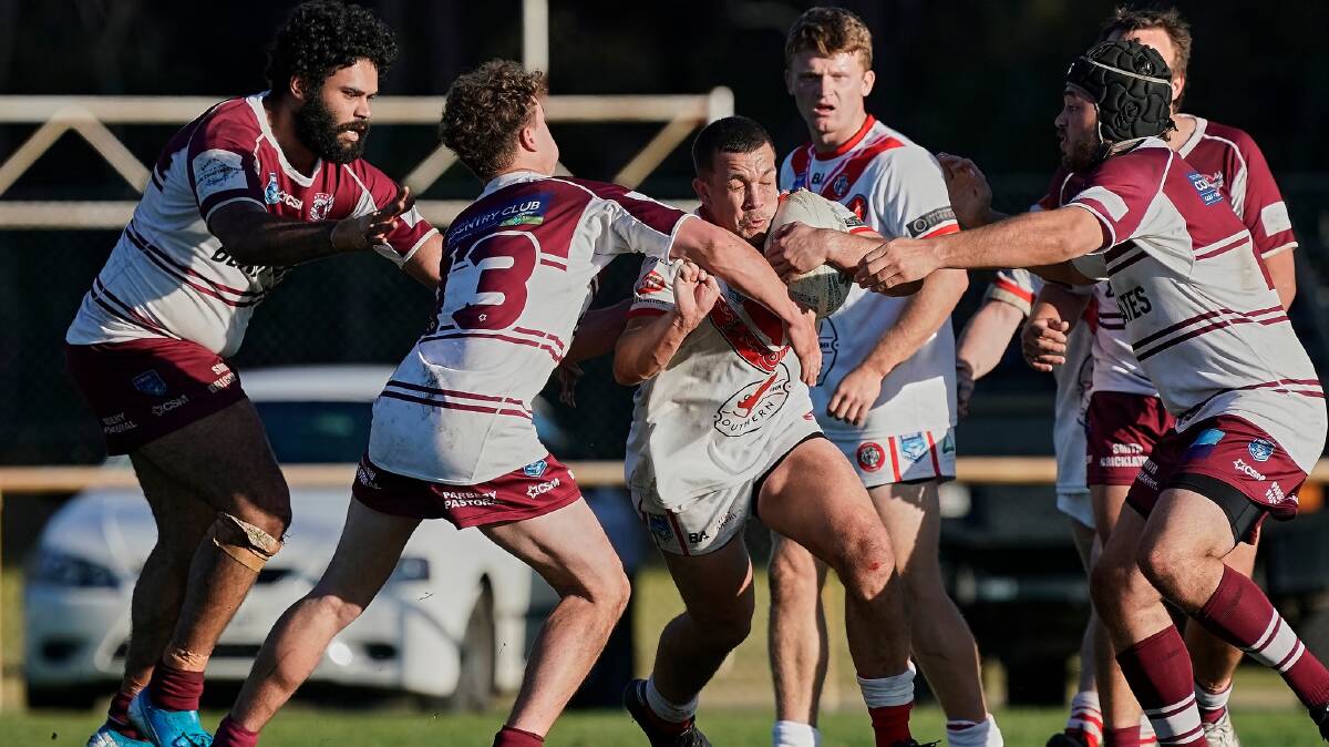Tathra ran rampant against Eden on Sunday, defeating the Tigers 48-16 to earn their place in the grand final. Picture by Razorback Sports Photography