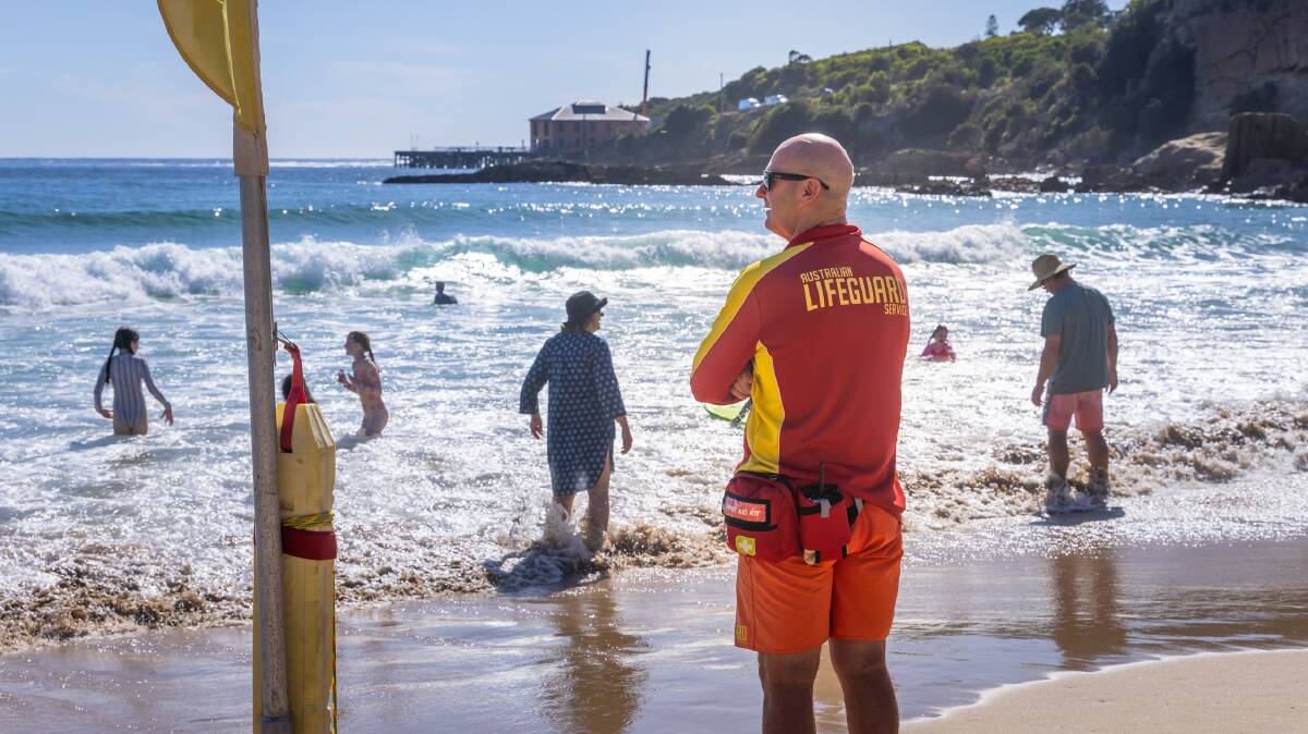 Australian Lifeguard Services patrols at Tathra Beach will continue throughout February thanks to contributions from Tathra businesses and community organisations. Photo by David Rogers Photography