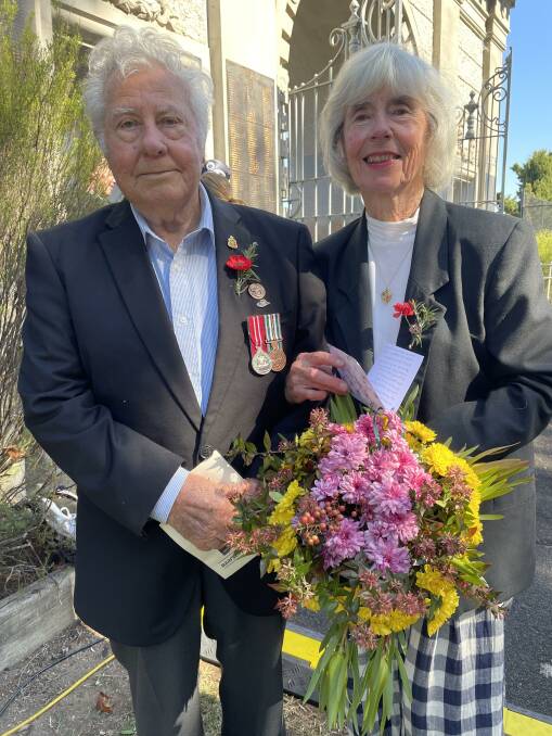 Brian and Leona Cairns were married for more than 20 years before discovering they both had sperate family links to the ill-fated WWII prisoner-of-war ship Montevideo Maru. Picture by Ben Smyth