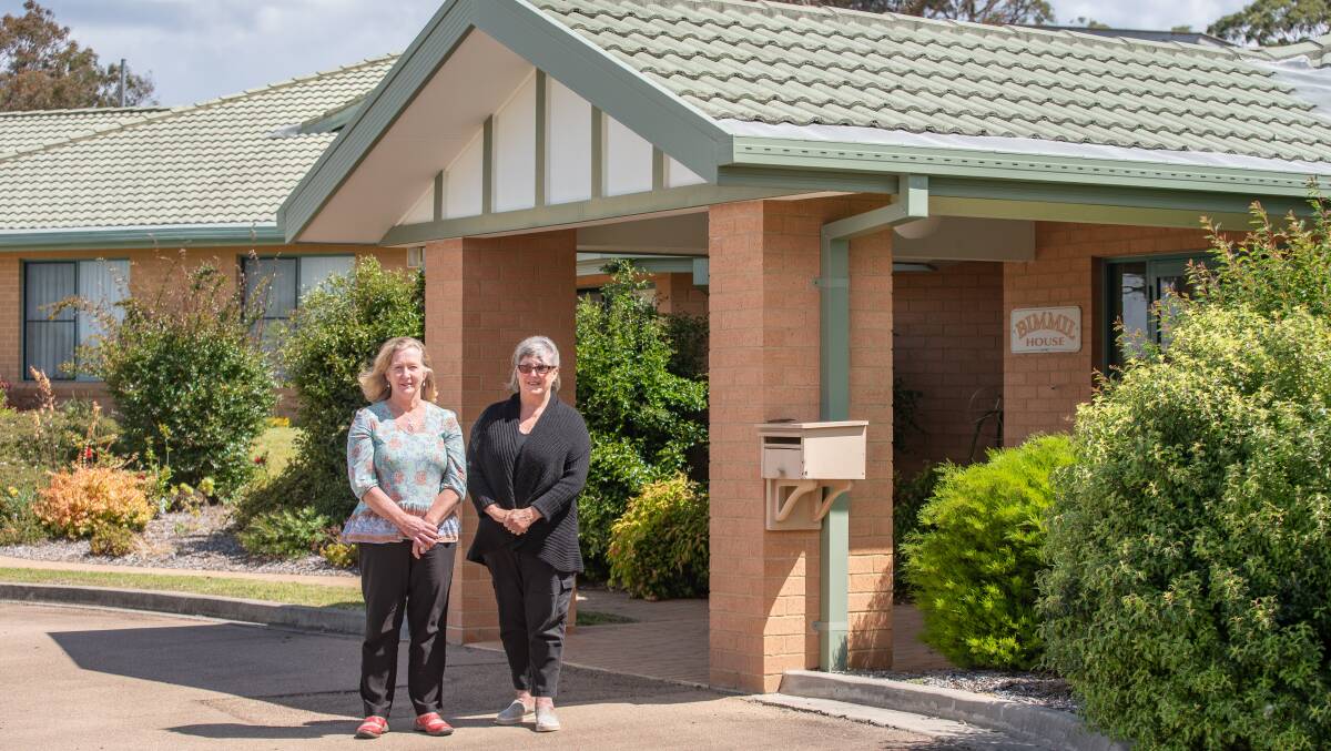 ERRA chairperson Carina Severs and Councillor Joy Robin pictured outside Nullica Lodge, Eden. Picture supplied