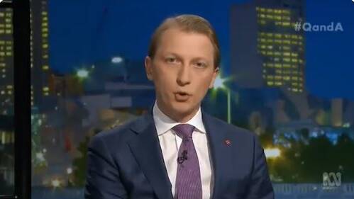 Liberal Senator James Paterson was asked about unflattering portrayals of Prime Minister Scott Morrison. Picture: ABC