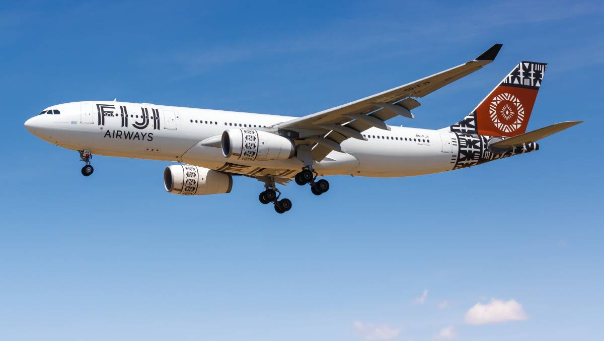 Fiji Iarways is bringing international travel back to Canberra airport. Picture Shutterstock
