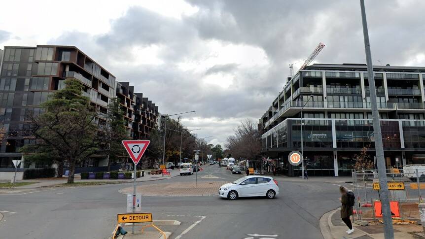 The Braddon intersection is getting an upgrade. Picture Google streetview