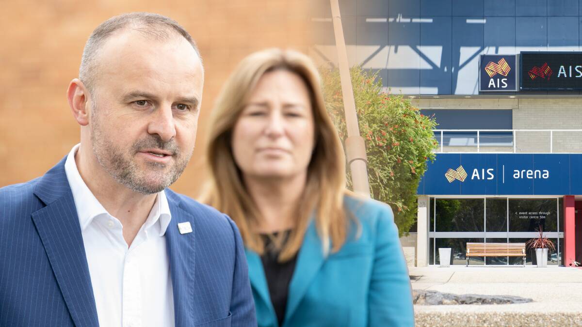 ACT Chief Minister Andrew Barr and Deputy ACT Chief Minister Yvette Berry have written to the Prime Minister on the future of the AIS. Pictures by Sitthixay Ditthavong, Jay Cronan