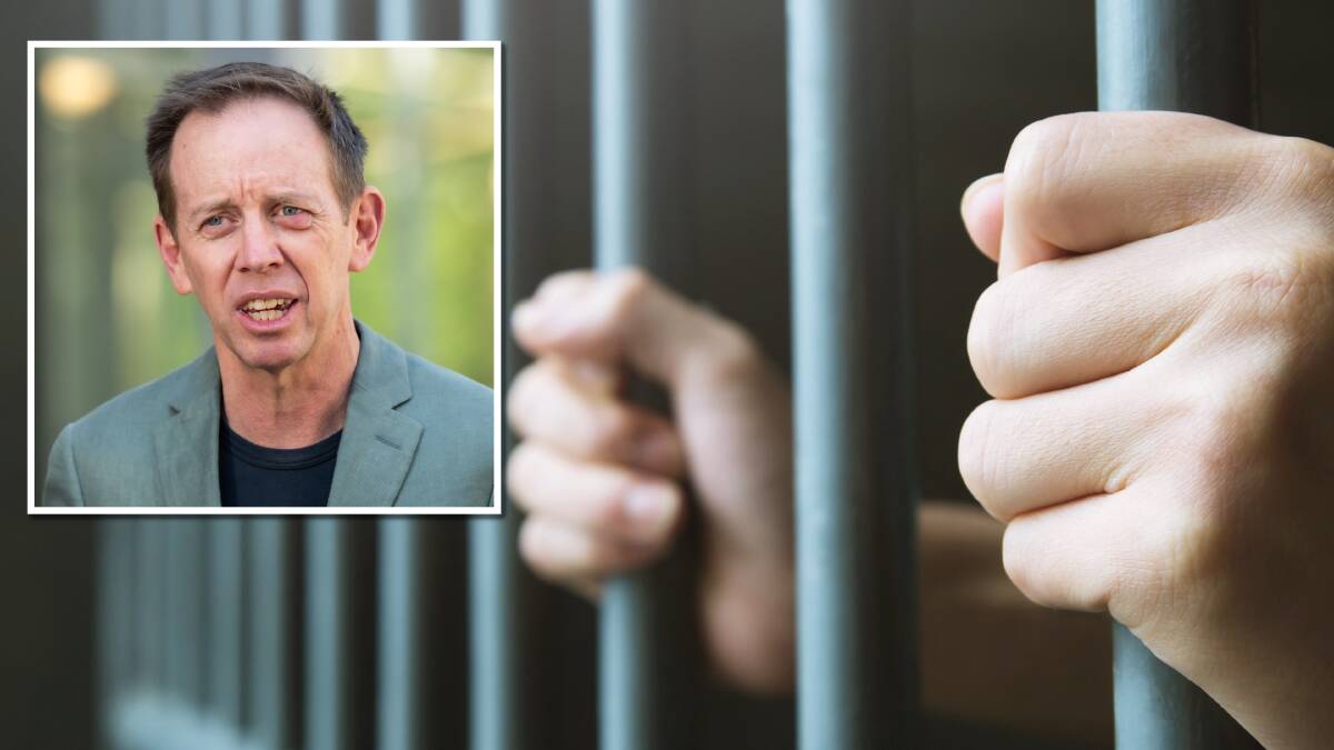 Attorney-General Shane Rattenbury, inset, announced planned changes to bail laws. Picture Shutterstock, by Karleen Minney 