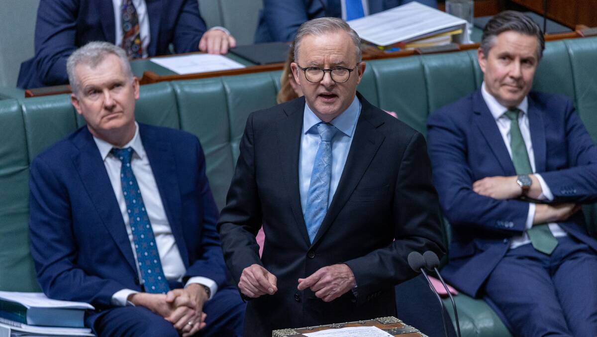 Prime Minister Anthony Albanese during Question Time. Picture by Gary Ramage
