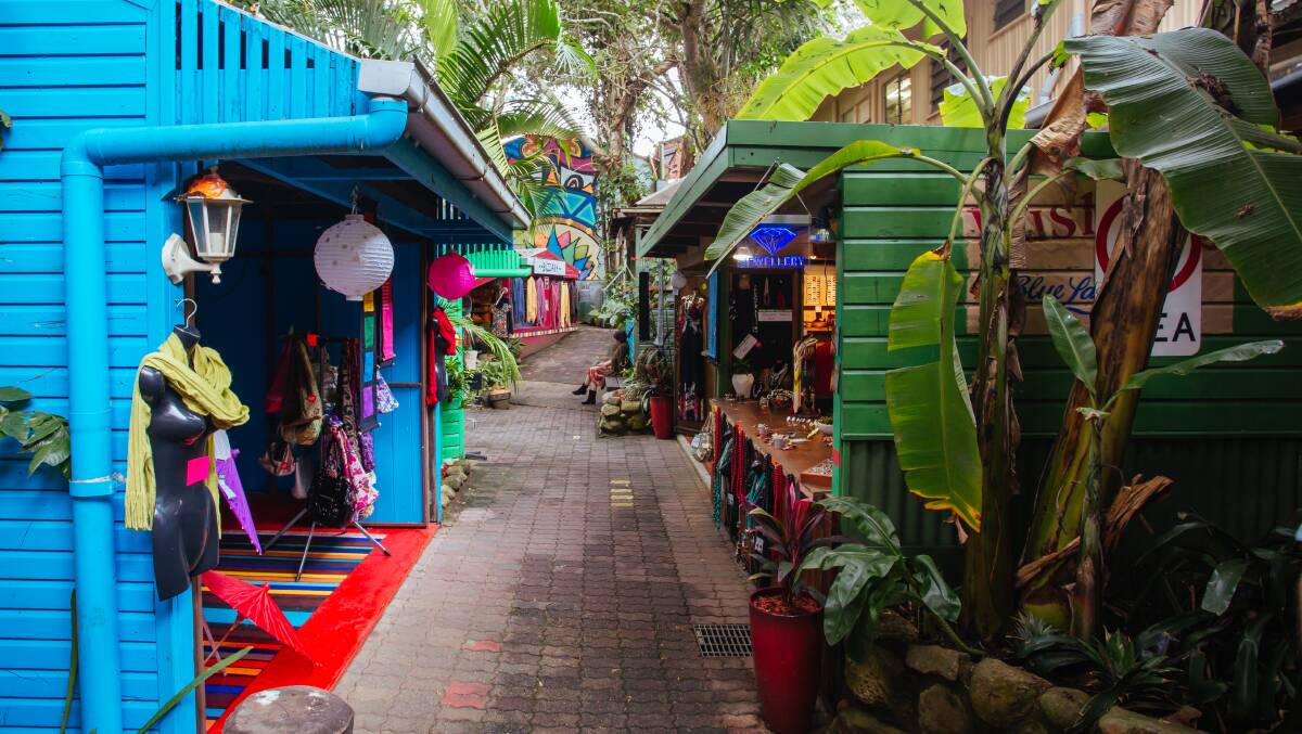 Kuranda's colourful market area. Picture Shutterstock