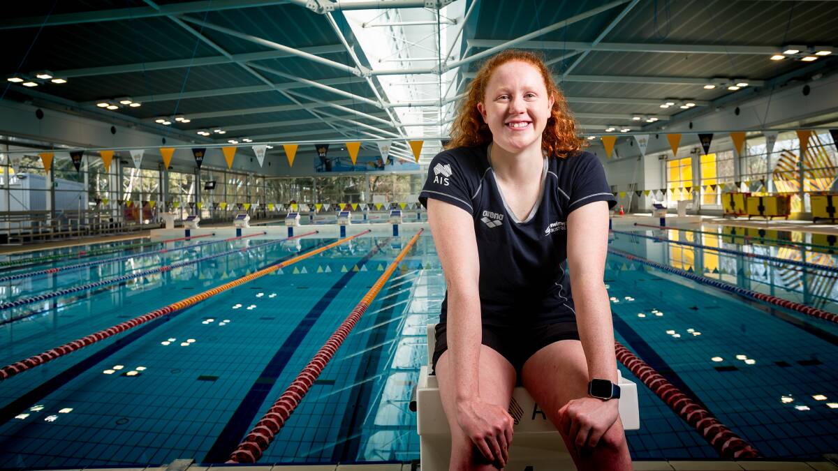 Canberra's Kayla Hardy is off to the World Short-Course Swimming Championships in December. Picture by Elesa Kurtz