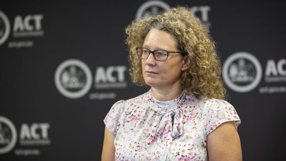 ACT Chief Health Officer Kerryn Coleman. Picture by Keegan Carroll 