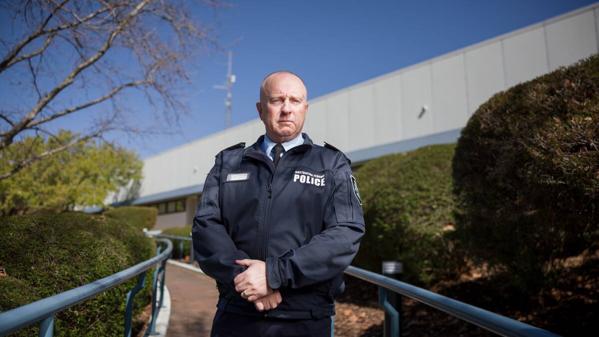 ACT chief police officer Neil Gaughan visited Oregon earlier this year as part of a study tour ahead of the territory's decriminalisation laws. Picture by Sitthixay Ditthavong 