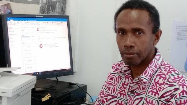 Dr Andrew Soma is the first medical oncologist in the Solomon Islands. Picture supplied 