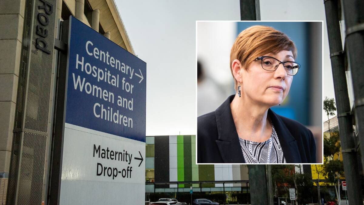 Health Minister Rachel Stephen-Smith, inset, says more is needed to turn around culture at the Centenary Hospital for Women and Children. Pictures by Elesa Kurtz, Karleen Minney 