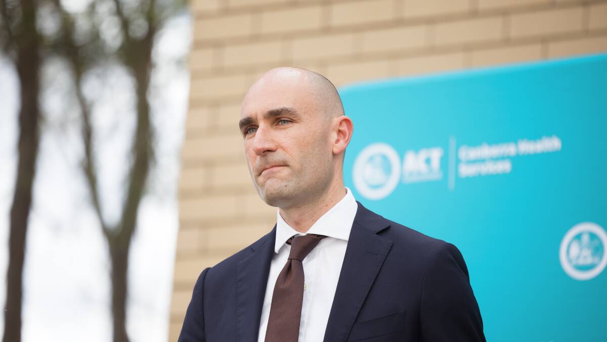 Canberra Health Services executive Dave Peffer said the organisation became aware of alleged breaches in February. Picture by Sitthixay Ditthavong 