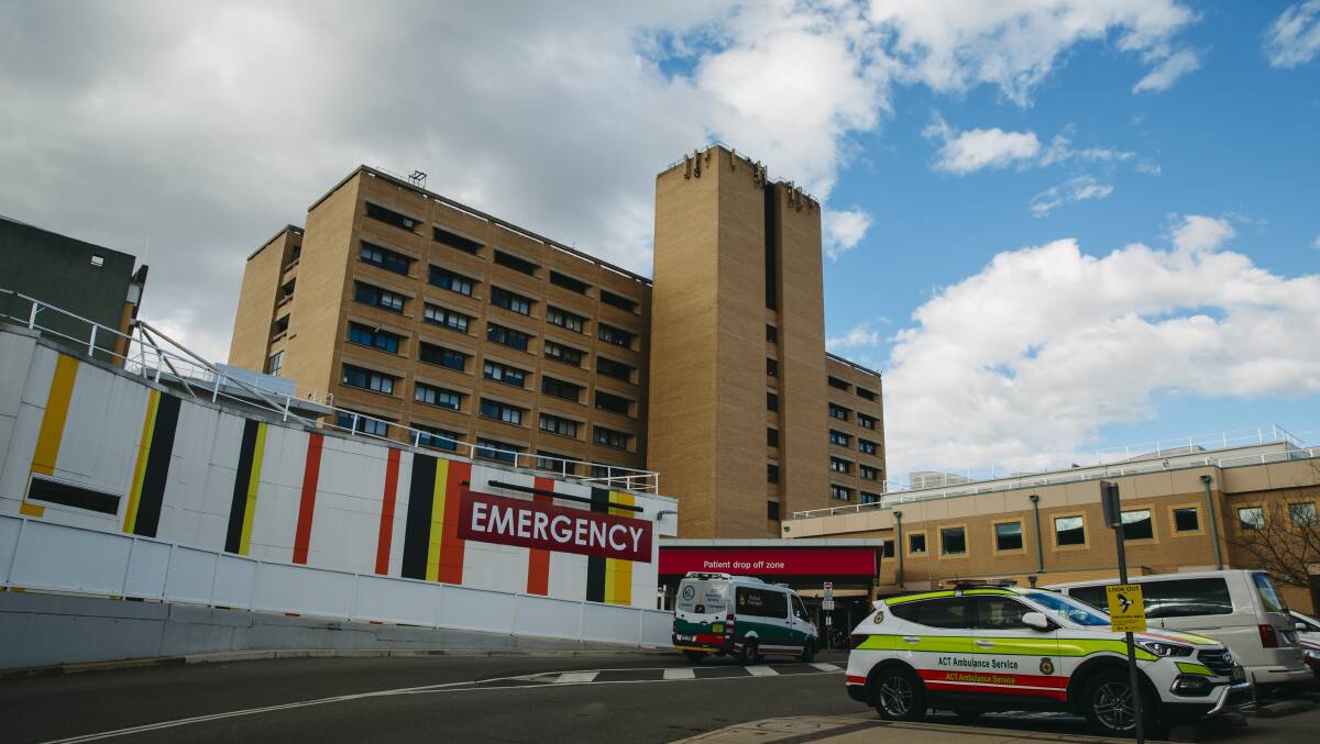 The intensive care unit at Canberra Hospital, pictured, has been given two notices from WorkSafe ACT. Picture by Dion Georgopoulos 