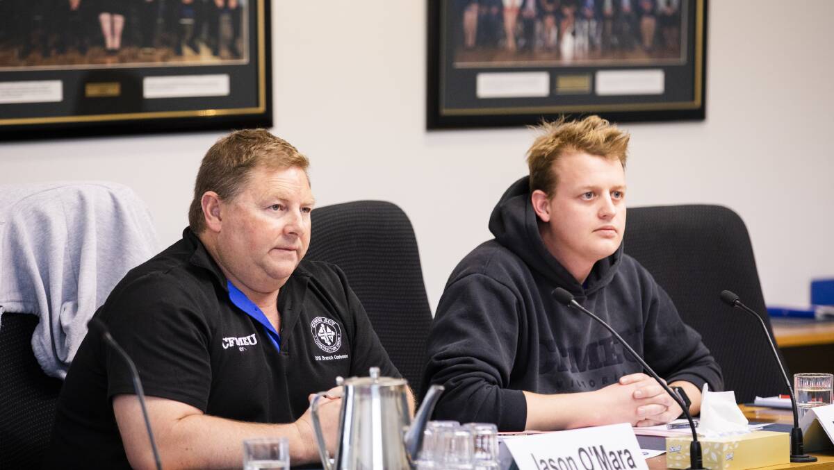 Former CFMEU secretary Jason O'Mara and the union's current national secretary Zach Smith will be required to give evidence in a public hearing to the Integrity Commission. Picture by Jamila Toderas