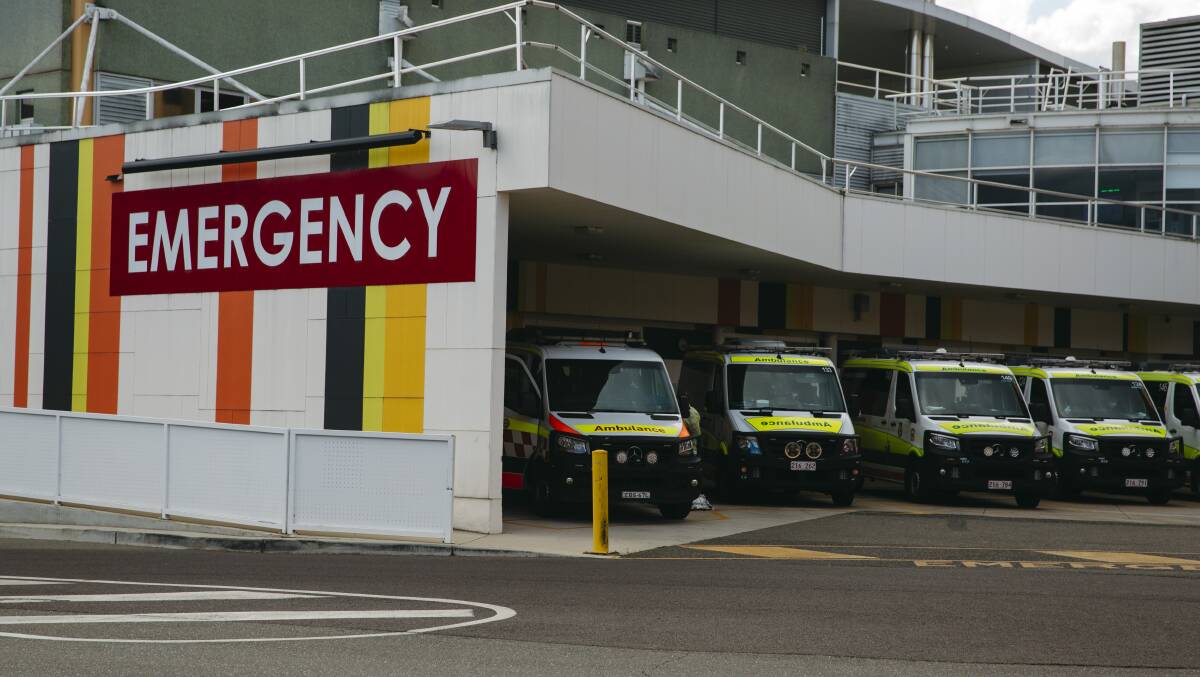 Only 52 per cent of patients who went to Canberra's emergency departments stayed less than four hours. Picture by Dion Georgopoulos