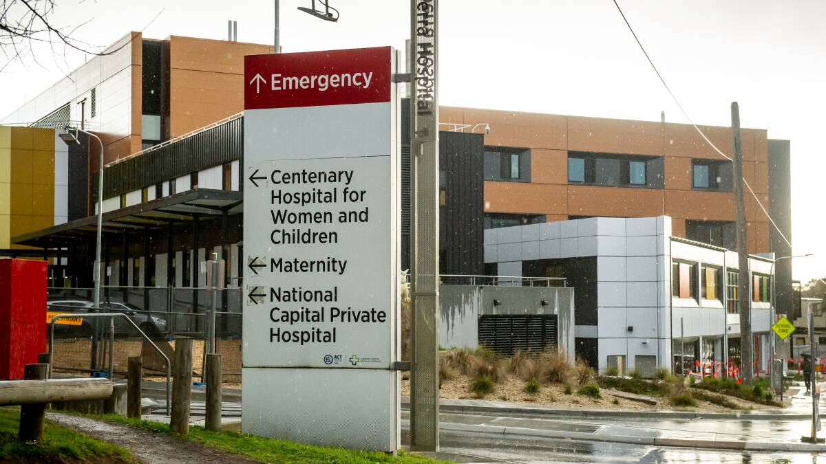 A review says there are significant risks to patient safety at the Centenary Hospital for Women and Children. Picture by Elesa Kurtz 
