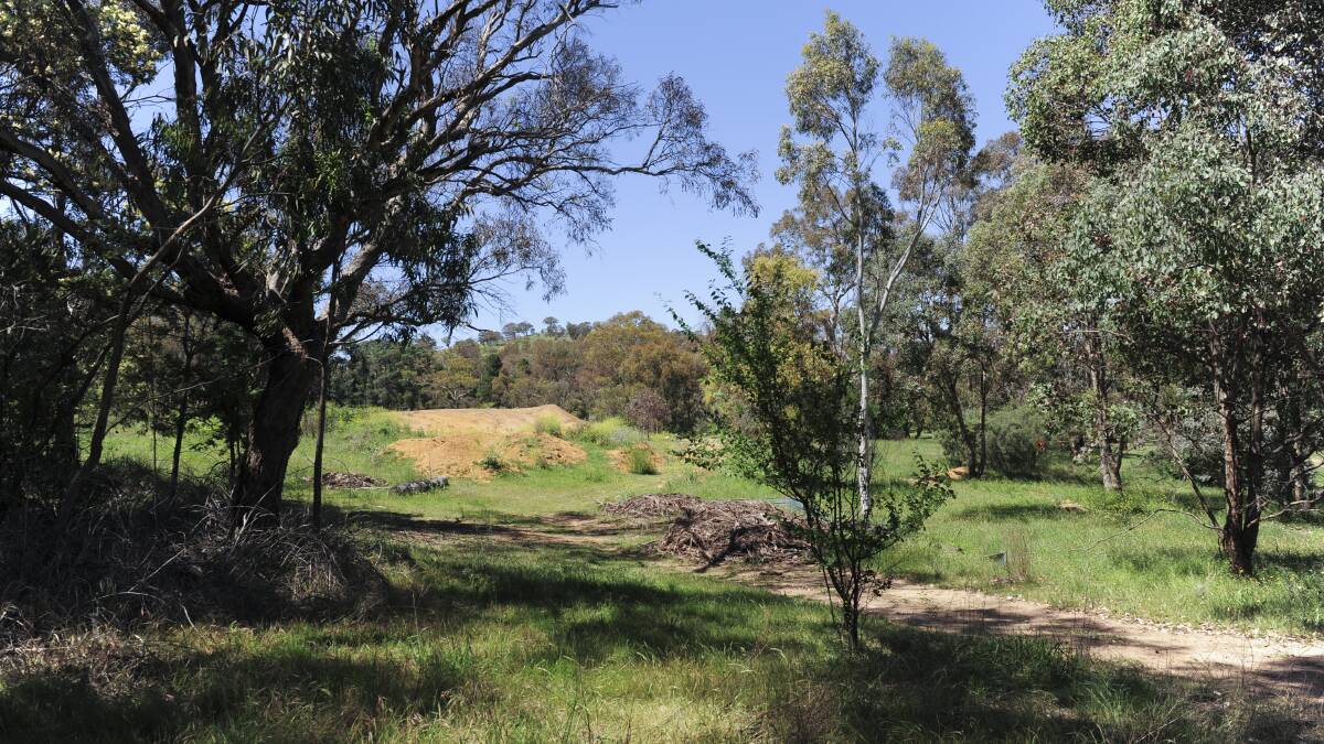 A section of Federal Golf Club which is part of the proposal to rezone. Picture by Graham Tidy