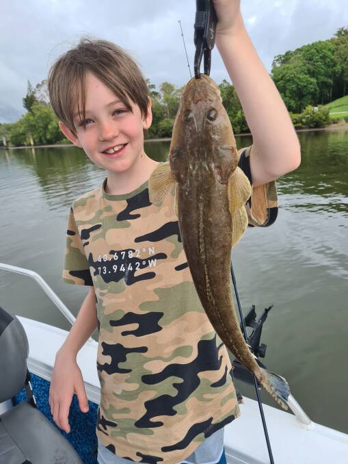 Sometimes fish, like this flathead, are easier to find and catch after heavy rain. Picture by Ben Caddaye