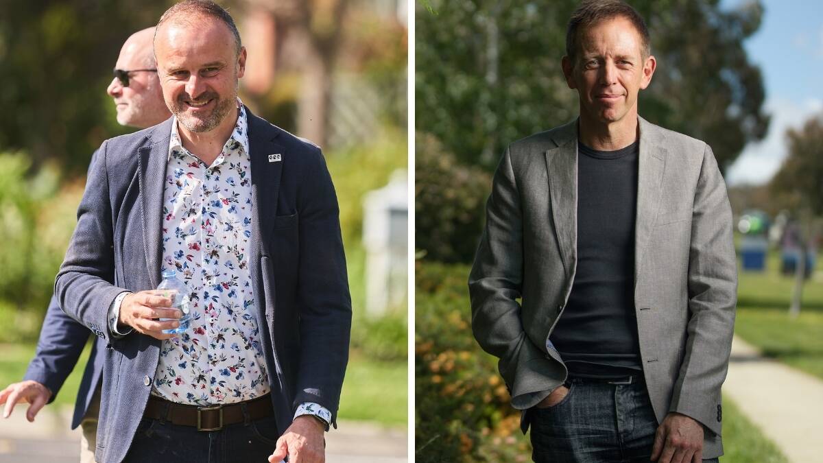Andrew Barr and Shane Rattenbury have proven a strong team in ACT politics. Pictures: Matt Loxton, Sitthixay Ditthavong