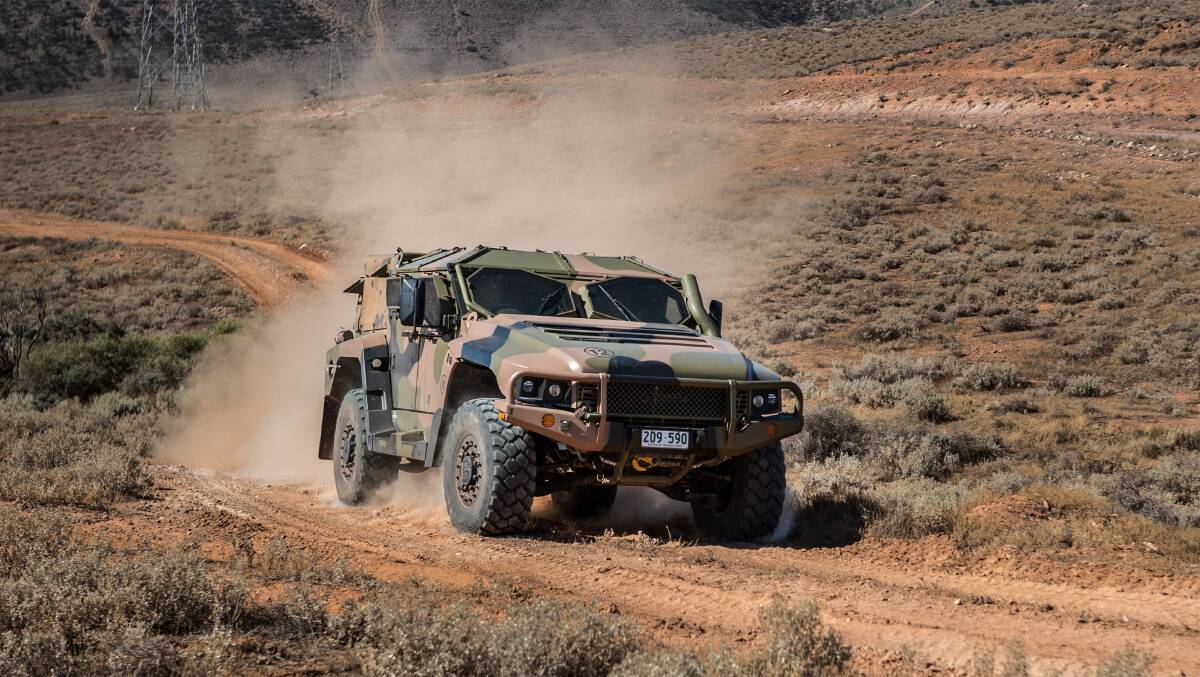An Australian Army Hawkei protected mobility vehicle. We should be sending these to Ukraine. Picture Department of Defence